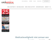 Tablet Screenshot of logimedical.nl